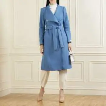 Ted Baker Women Blue Mid-Length Solid Wrap 